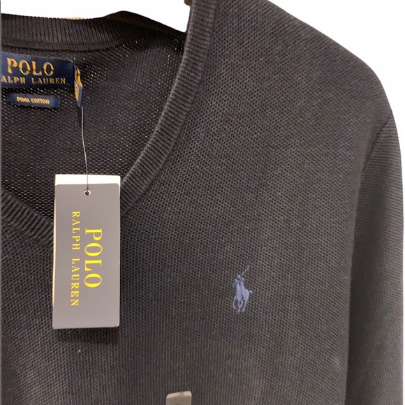 Polo Ralph Lauren Other - Polo Ralph Lauren Pima Cotton Sweater blue NEW $89